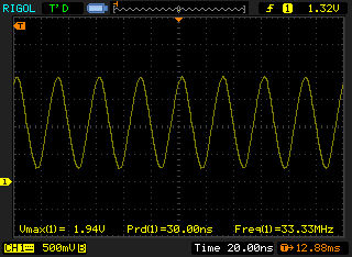 33.33MHz CMOS output